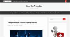 Desktop Screenshot of goodeggproperties.us